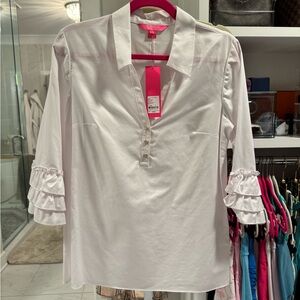 Lilly Pulitzer Resort White Judith Top